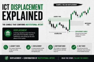 ICT Displacement Explained | The Candle That Confirms Institutional Intent