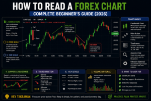 How to Read a Forex Chart: Complete Beginner’s Guide (2026)